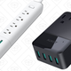 Aukey Power Strip 4 Outlets/4 USB Ports, $16 with code WONX4MMA | Aukey Outlet Adapter 2 Outlets/4 USB Ports, $16 with code 45298QH8